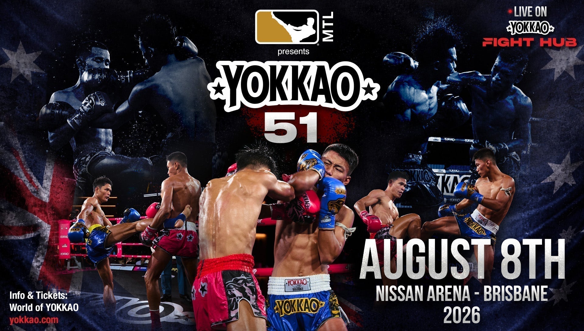YOKKAO 51 Hits Australia with MTL: Global Return Set for Brisbane-YOKKAO