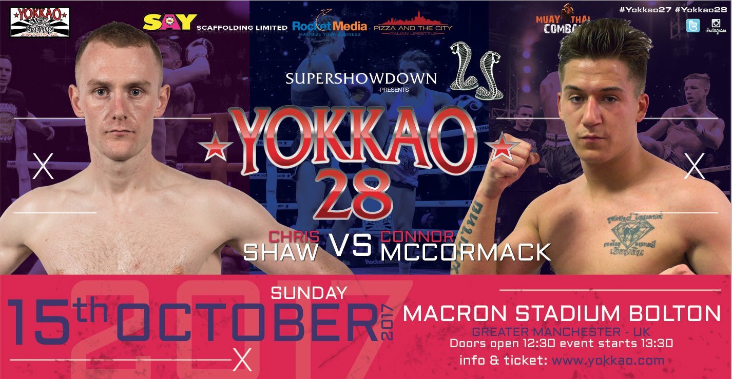 Chris Shaw Meets Connor McCormack at YOKKAO 28!-YOKKAO