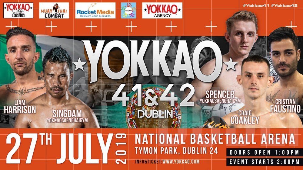 Full Fight Card Released for YOKKAO 41-42-YOKKAO