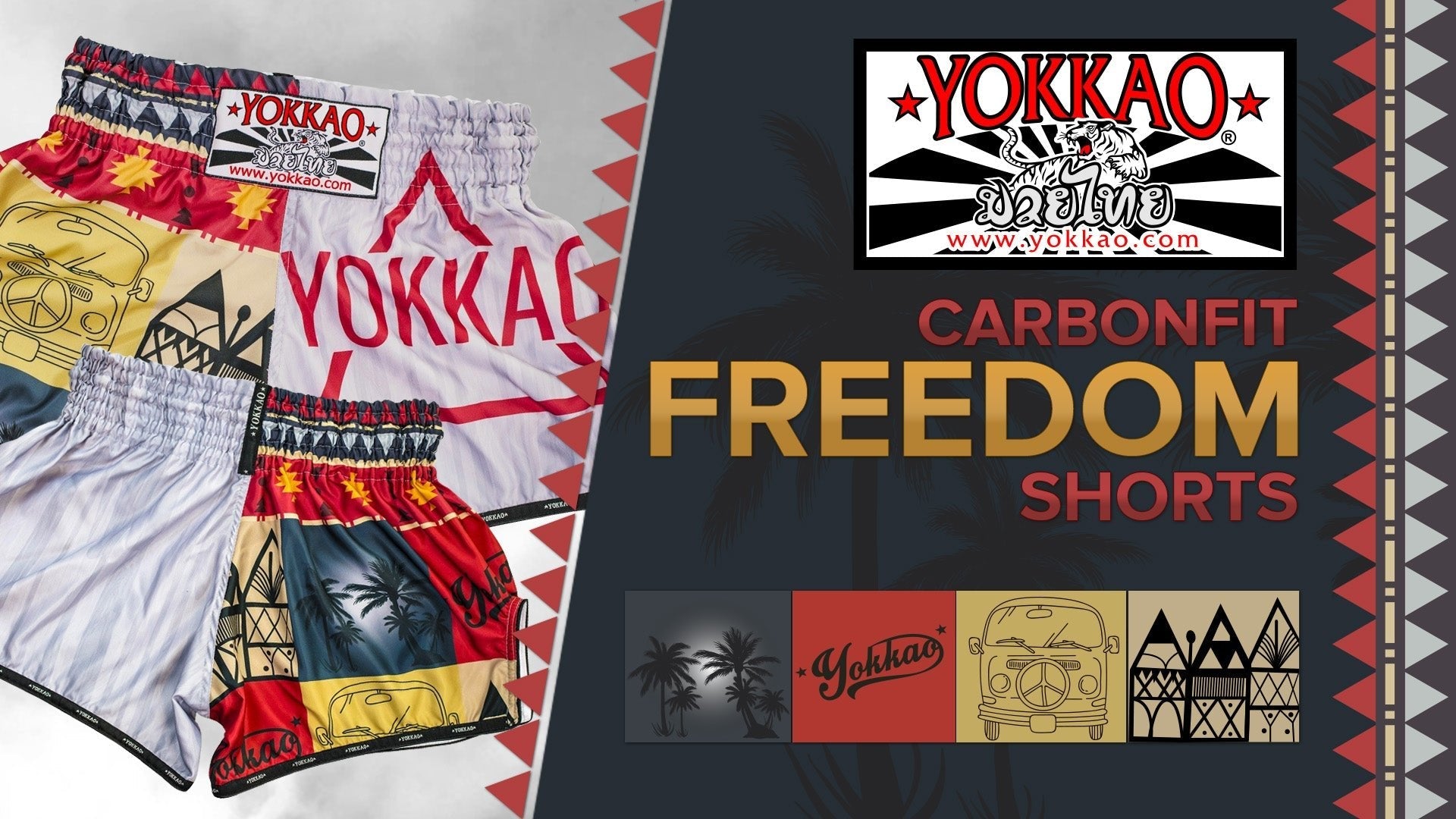 Presenting The All-New YOKKAO Freedom CarbonFit Muay Thai Shorts!-YOKKAO