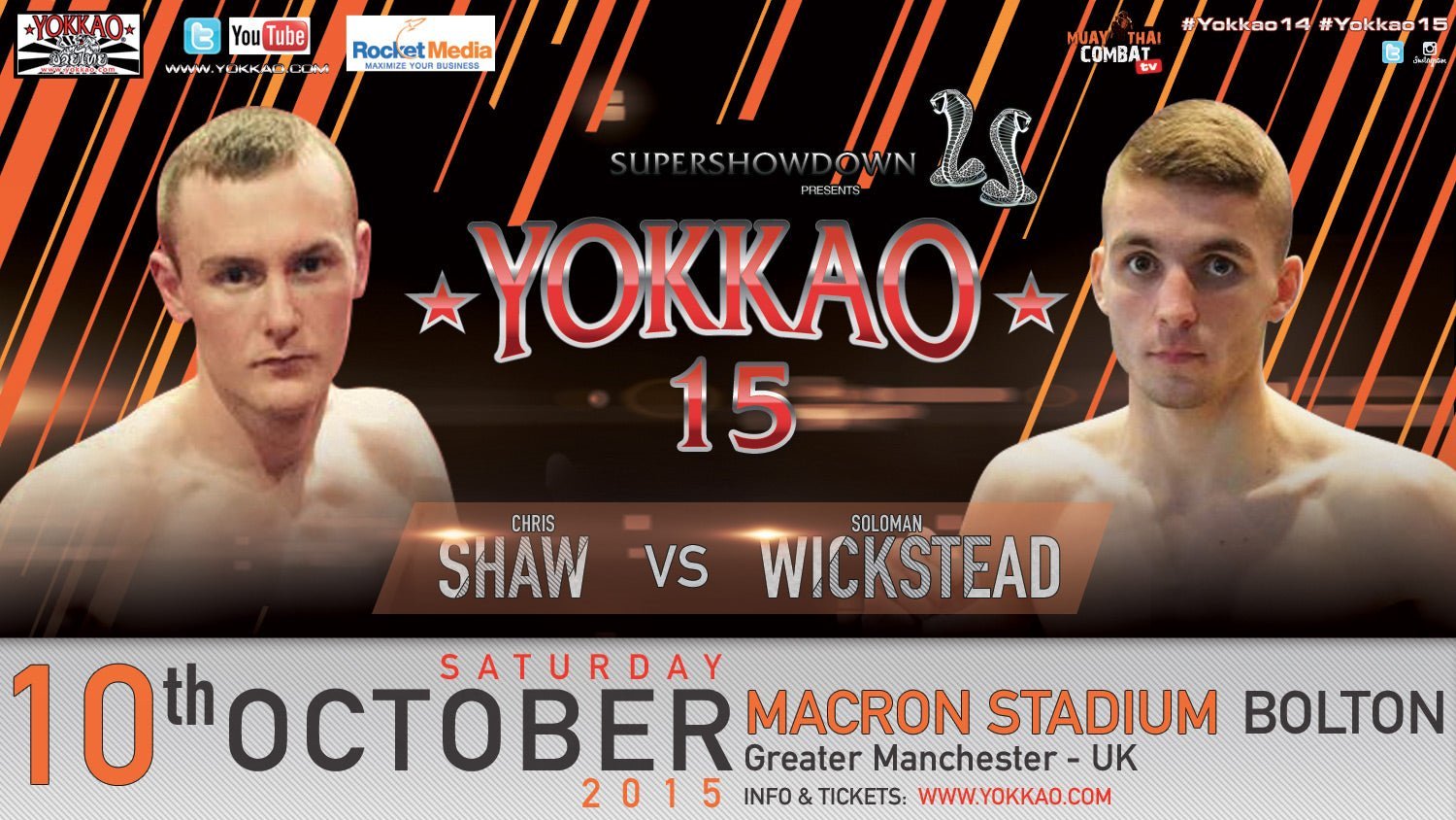 YOKKAO 15 Soloman Wickstead: “I Can't Be Beat, I Feel on Top of The World”-YOKKAO