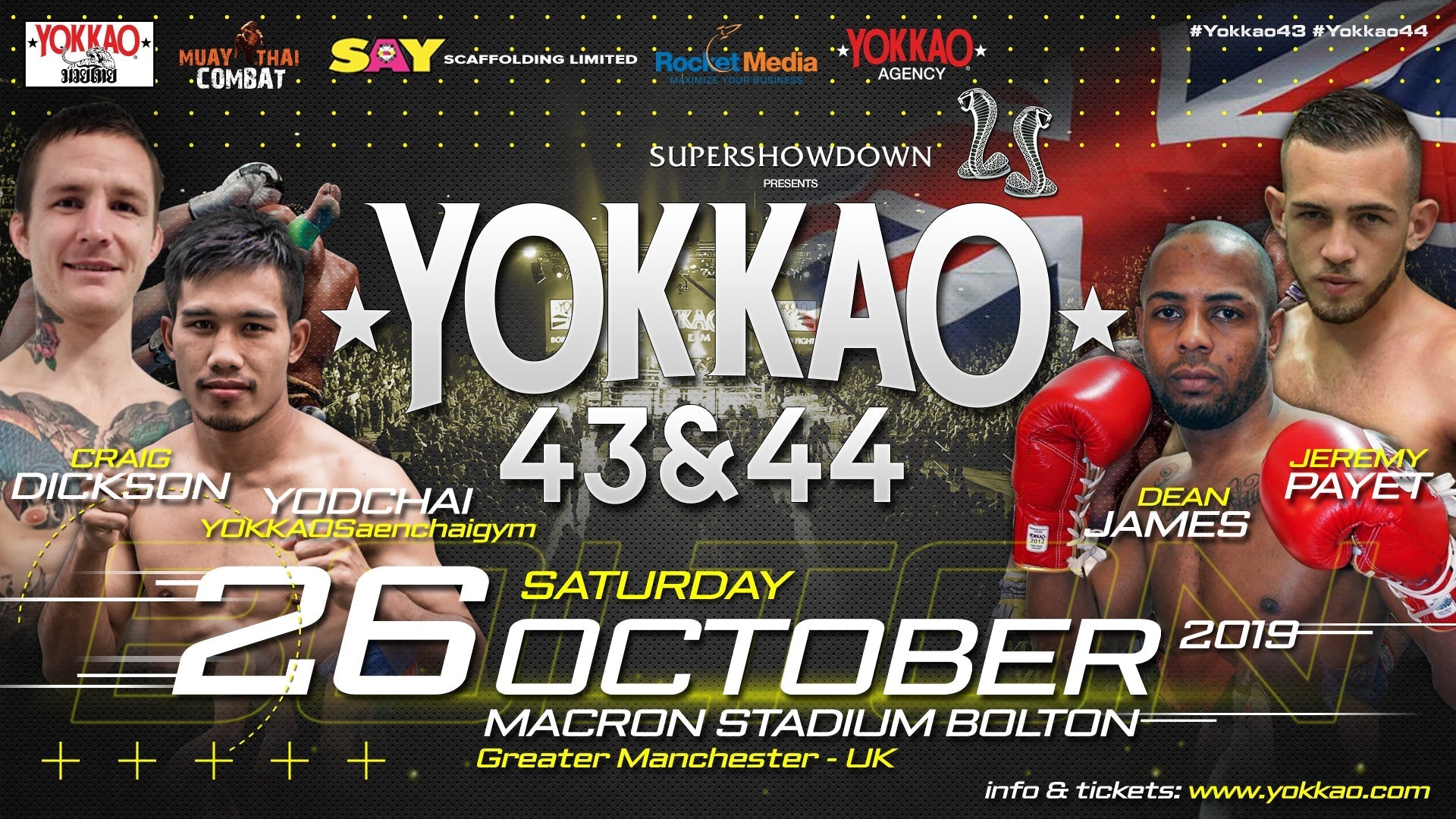Yokkao 43-44 Full Fight Card Announced-YOKKAO