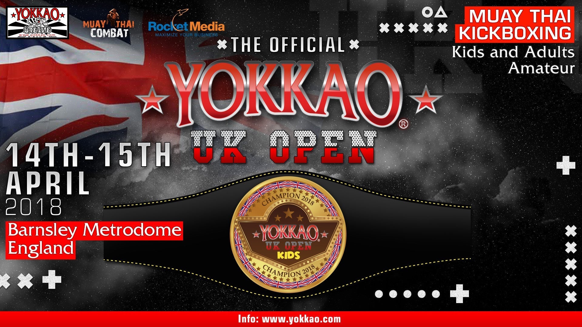 YOKKAO UK Open Championship Hits The Stage April 14th - 15th-YOKKAO