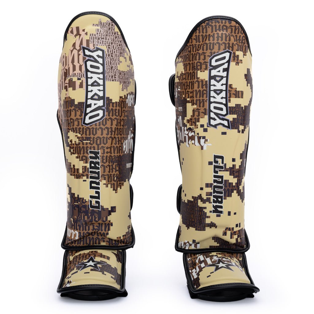 Thai Camo Shin Guards – Premium Muay Thai, MMA & Kickboxing