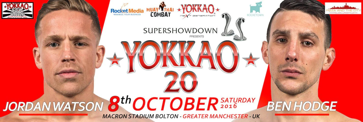 YOKKAO 20 Muay Thai Event Banner