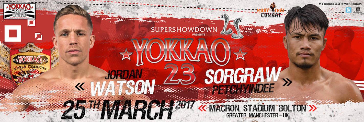 YOKKAO 23 Muay Thai Event Banner