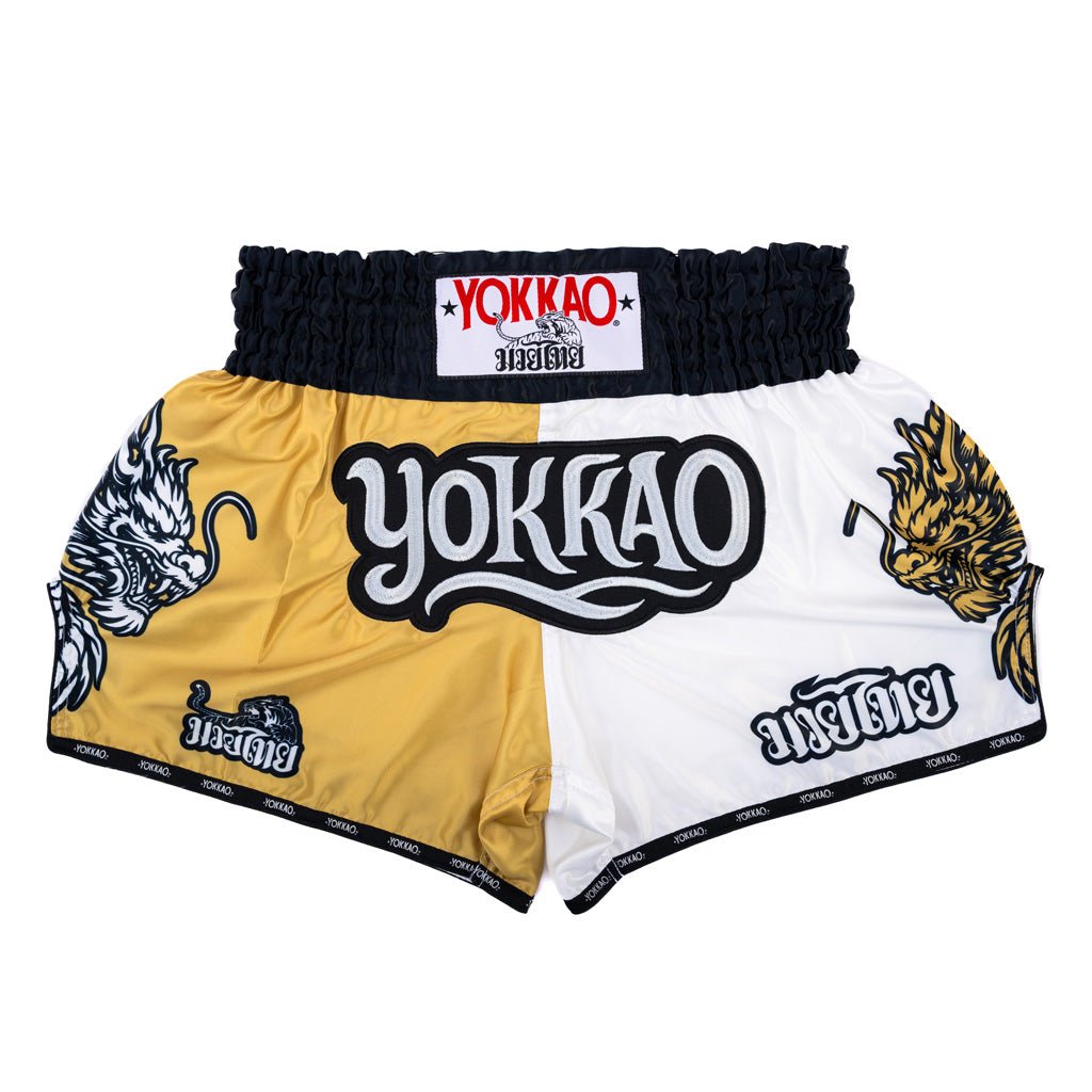 Golden Dragon Muay Thai Shorts | Premium Muay Thai Fightwear | YOKKAO