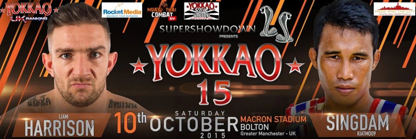 YOKKAO 15 Muay Thai Event Banner