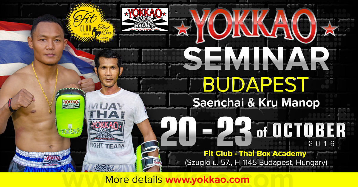 YOKKAO Hits Hungary with Saenchai and Kru Manop!