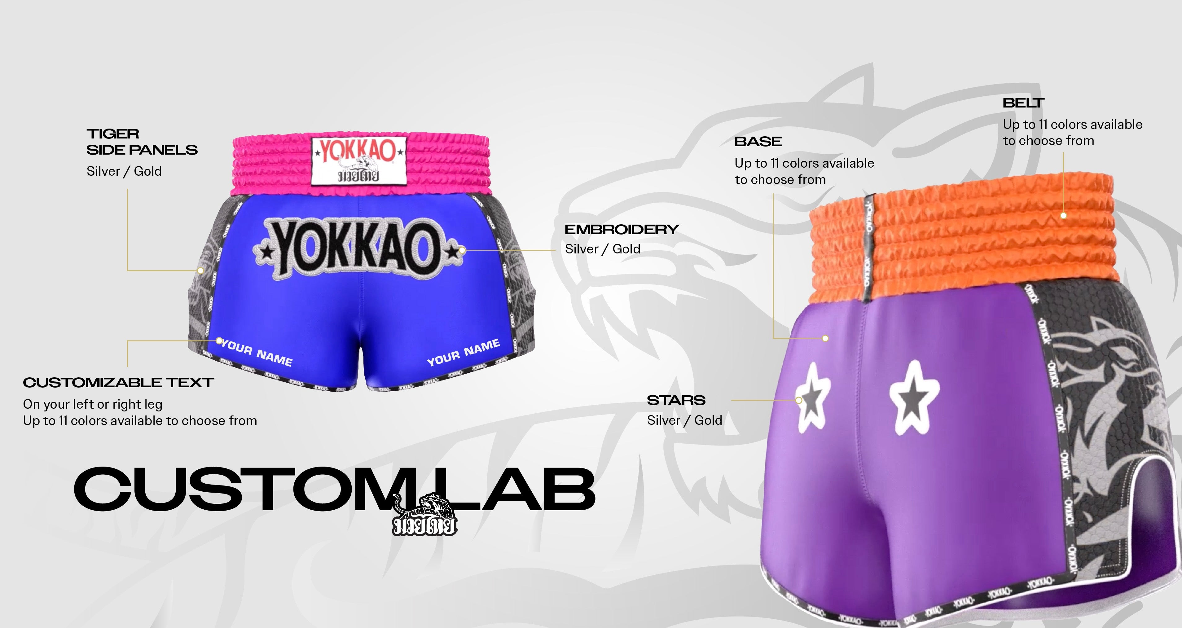 Custom muay thai shorts on sale