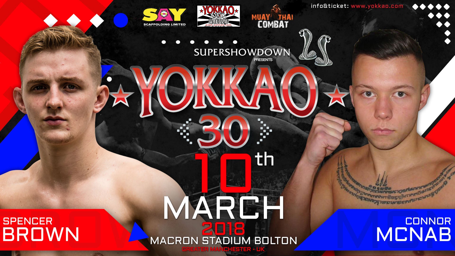 YOKKAO 30: Spencer Brown vs Connor McNab!