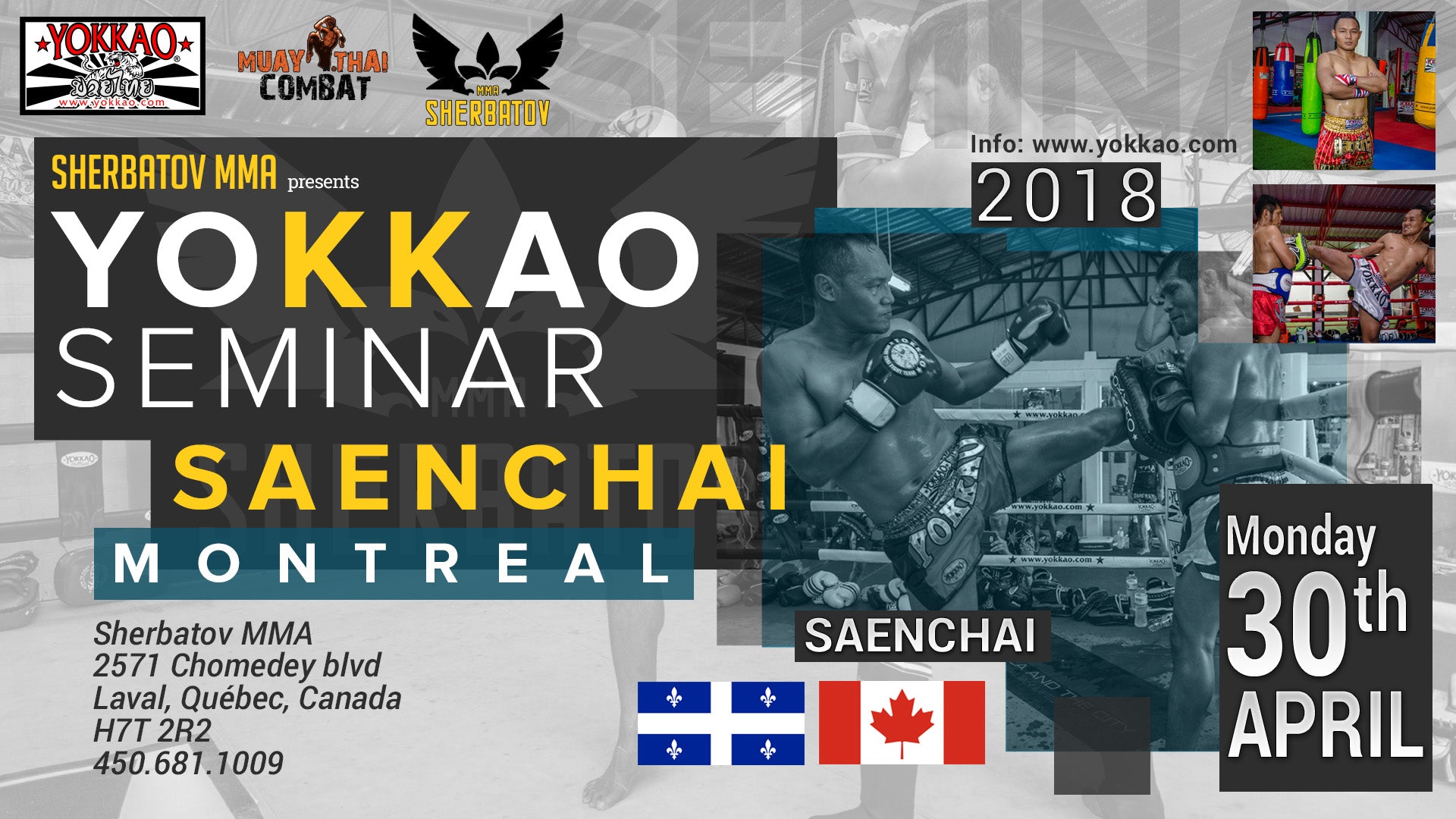 YOKKAO Seminar Adds Montreal Stop On Canadian Tour!