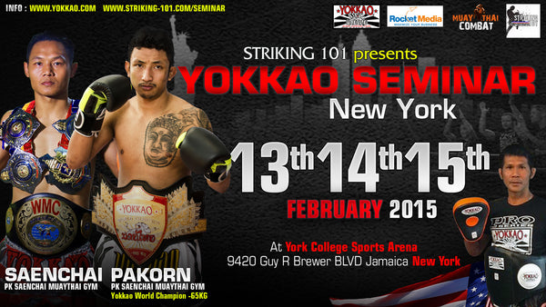 YOKKAO SEMINAR: Saenchai and Pakorn headed to New York!