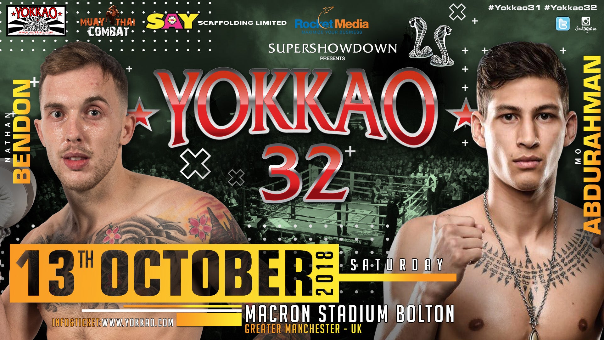 YOKKAO 32: Nathan Bendon vs Mo Abdurahman