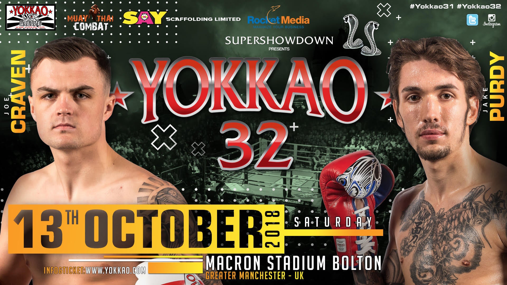 YOKKAO 32: Joe Craven vs Jake Purdy