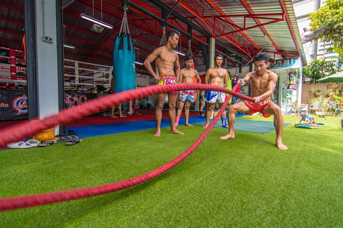 Benefits of Battle Ropes Training for Muay Thai | YOKKAO
