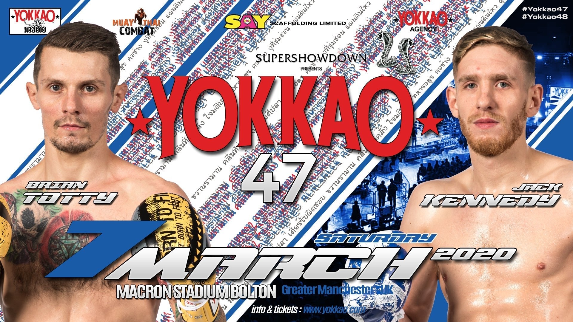 Brian Totty vs Jack Kennedy Rematch at YOKKAO 47-YOKKAO