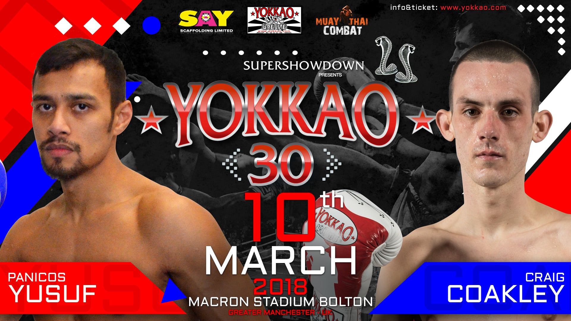 YOKKAO 30: Panicos Yusuf Takes On Craig Coakley!