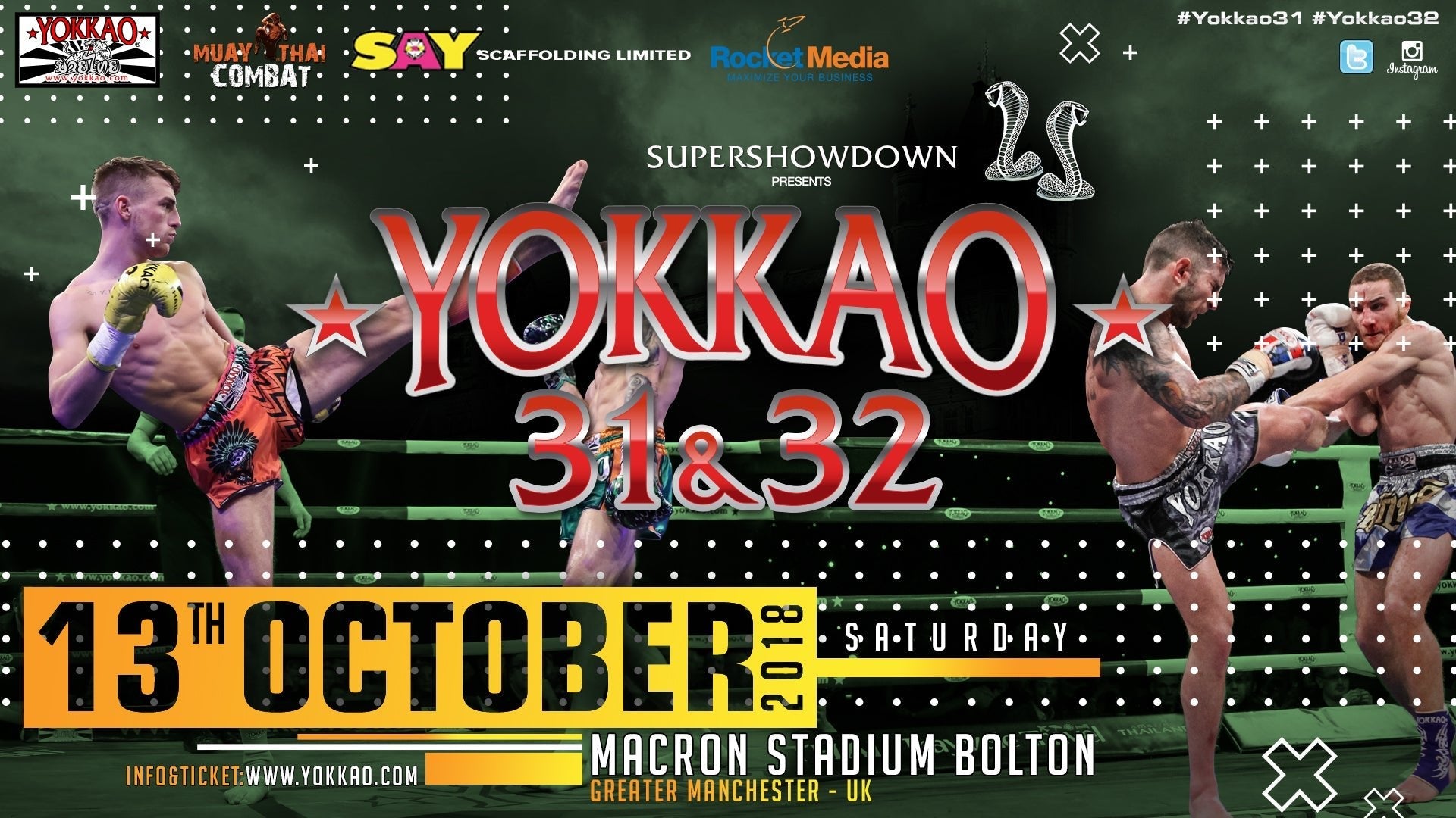YOKKAO 31 - 32 Will Be Headlined By Haggerty and Harrison!-YOKKAO