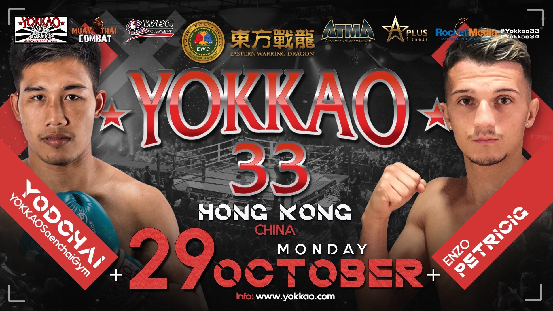 YOKKAO 33: Yodchai vs Enzo Petricig-YOKKAO