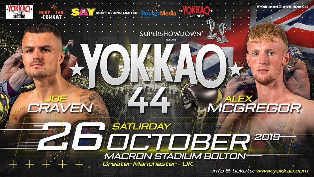 YOKKAO 44: Joe Craven vs Alex McGregor-YOKKAO