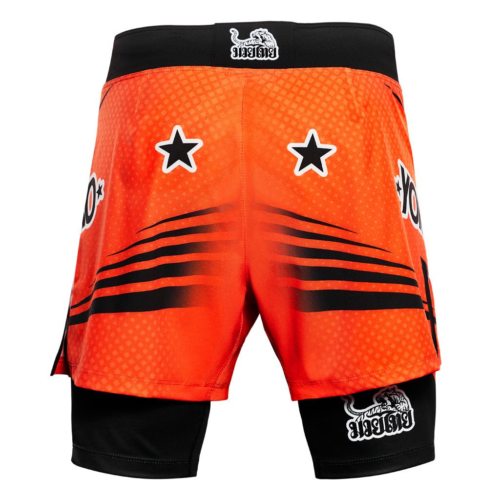 ボクシング Yokkao Dual Fight Shorts Sz L YOKKAO Dual Fight Shorts | MMA & Muay Thai Training Gear | YOKKAO