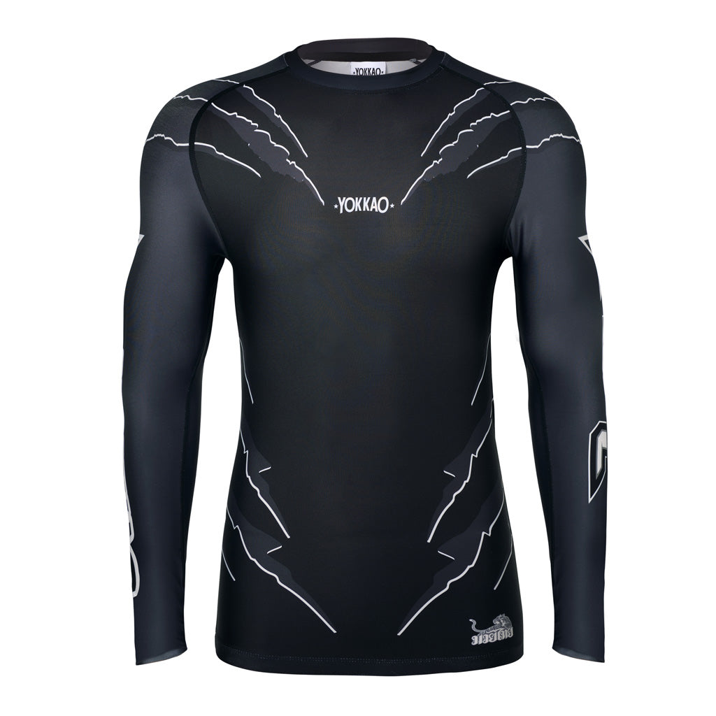 Scratch Compression Rashguard Long Sleeve Shirts