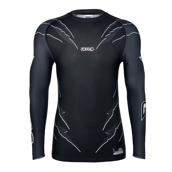 Scratch Compression Rashguard Long Sleeve Shirts FITNESS | YOKKAO