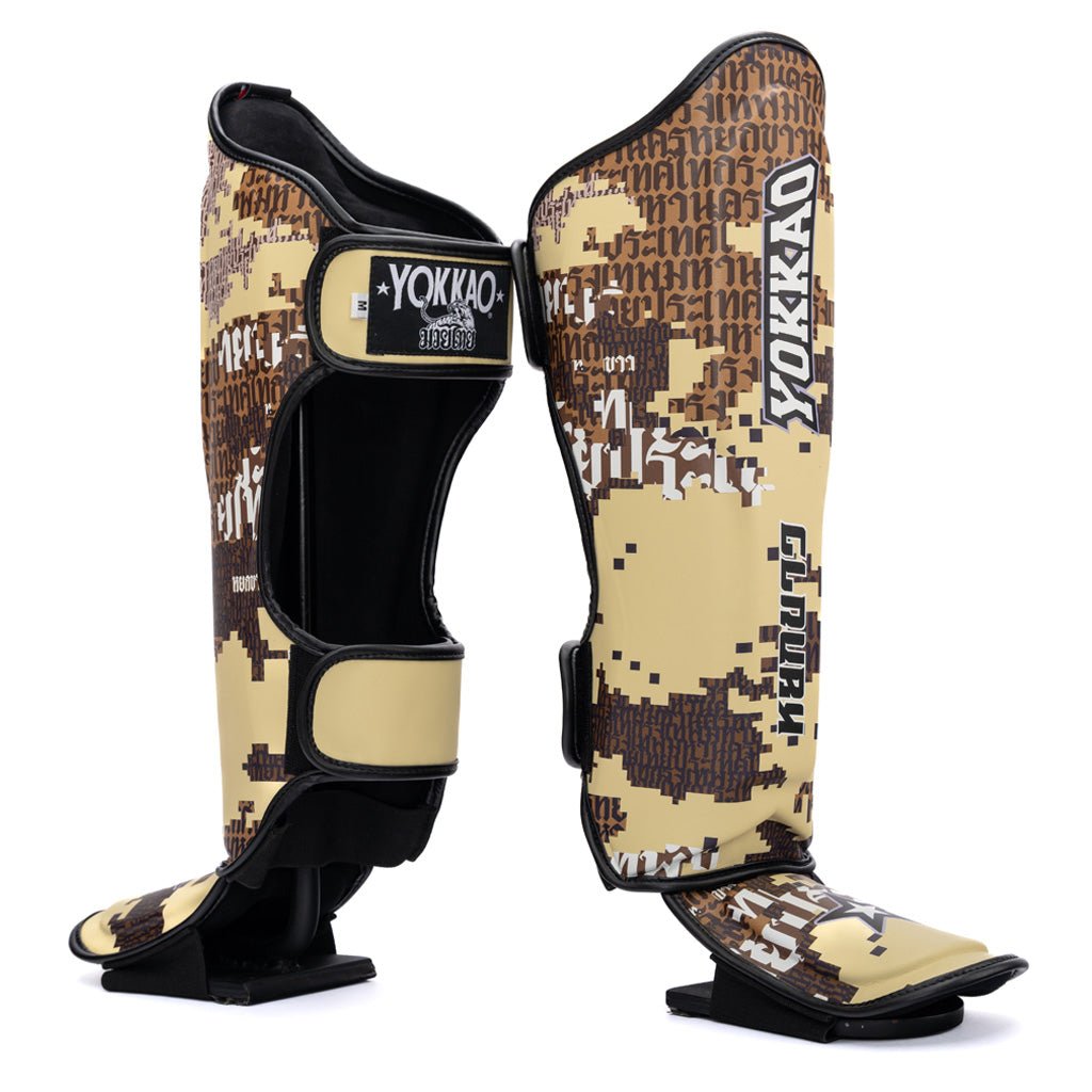Thai Camo Shin Guards – Premium Muay Thai, MMA & Kickboxing