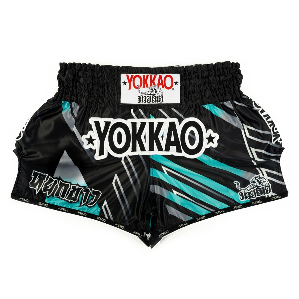 Fairtex "My Fortune" Classic Black Muay Thai Shorts - MMA, BJJ, Thai Boxing