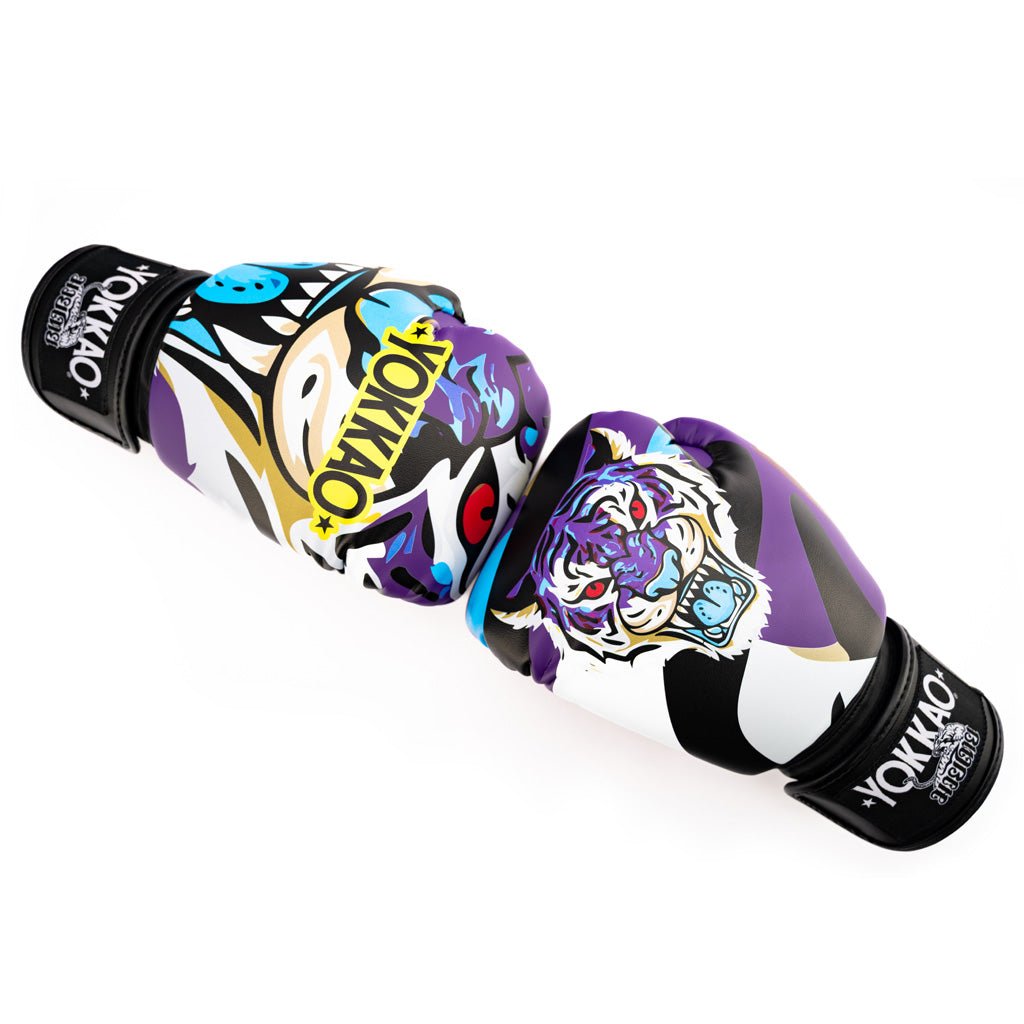 YOKKAO Angry Tiger Boxing Gloves | Premium Muay Thai Gear | YOKKAO