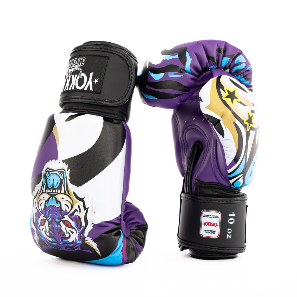 YOKKAO Angry Tiger Boxing Gloves | Premium Muay Thai Gear