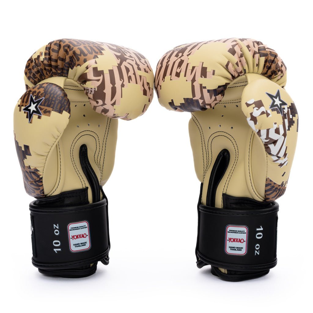 YOKKAO Official Fight Team ムエタイグローブ　10oz YOKKAO Thai Camo Boxing Gloves | Premium Muay Thai Gear | YOKKAO