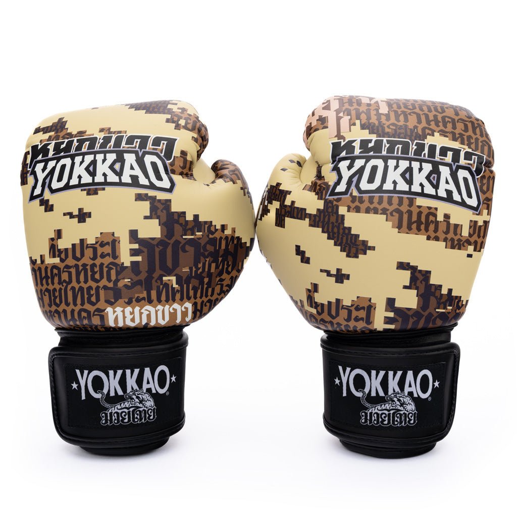 YOKKAO Thai Camo Boxing Gloves | Premium Muay Thai Gear | YOKKAO