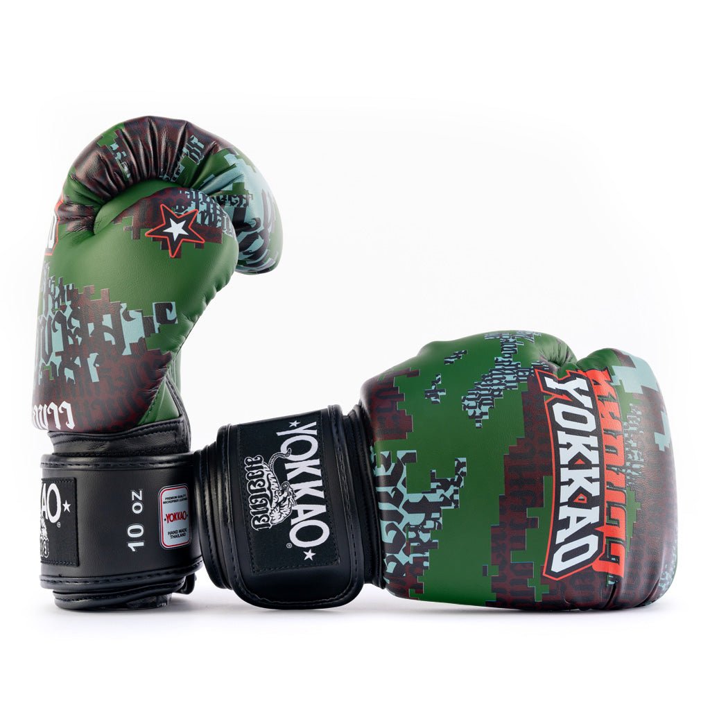 YOKKAO Thai Camo Boxing Gloves | Premium Muay Thai Gear | YOKKAO