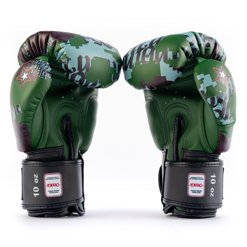 YOKKAO Official Fight Team ムエタイグローブ　10oz YOKKAO Thai Camo Boxing Gloves | Premium Muay Thai Gear | YOKKAO