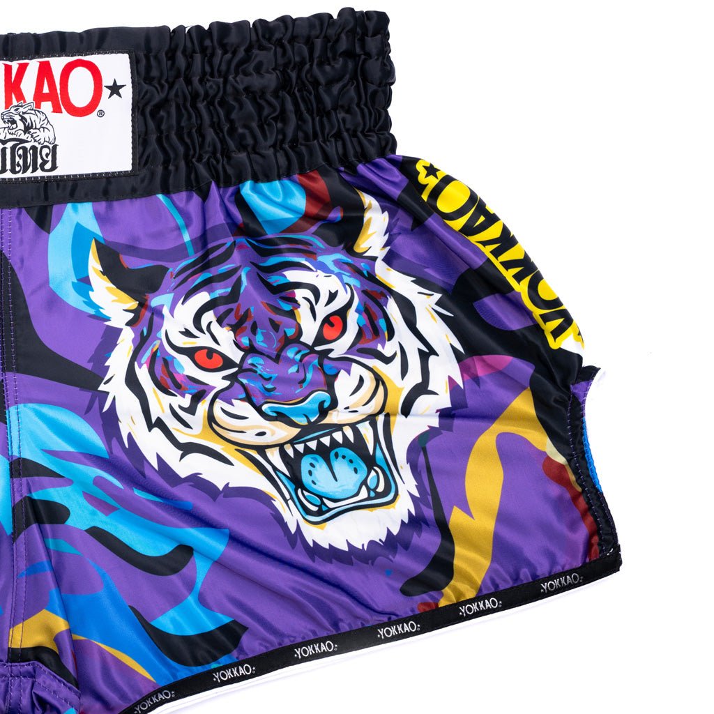 YOKKAO Angry Tiger Muay Thai Shorts | Premium Muay Thai Fightwear