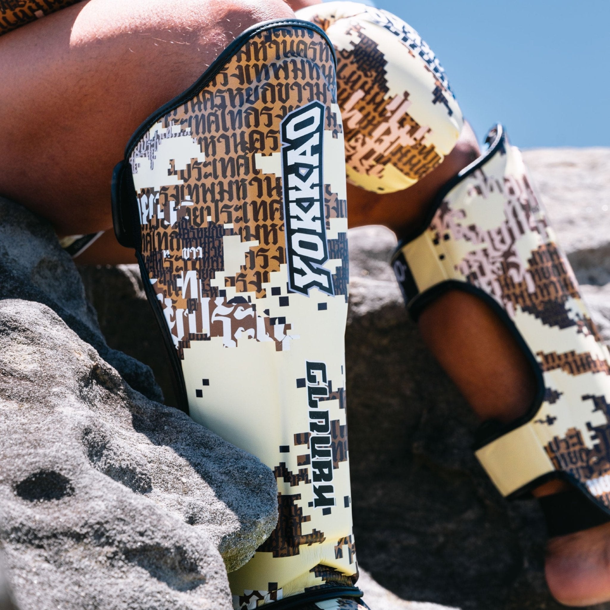 Thai Camo Shin Guards – Premium Muay Thai, MMA & Kickboxing