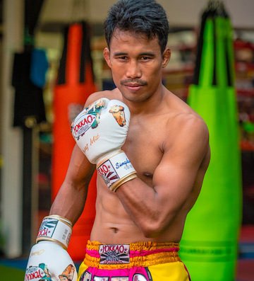 Singdam Muay Thai fighter portrait