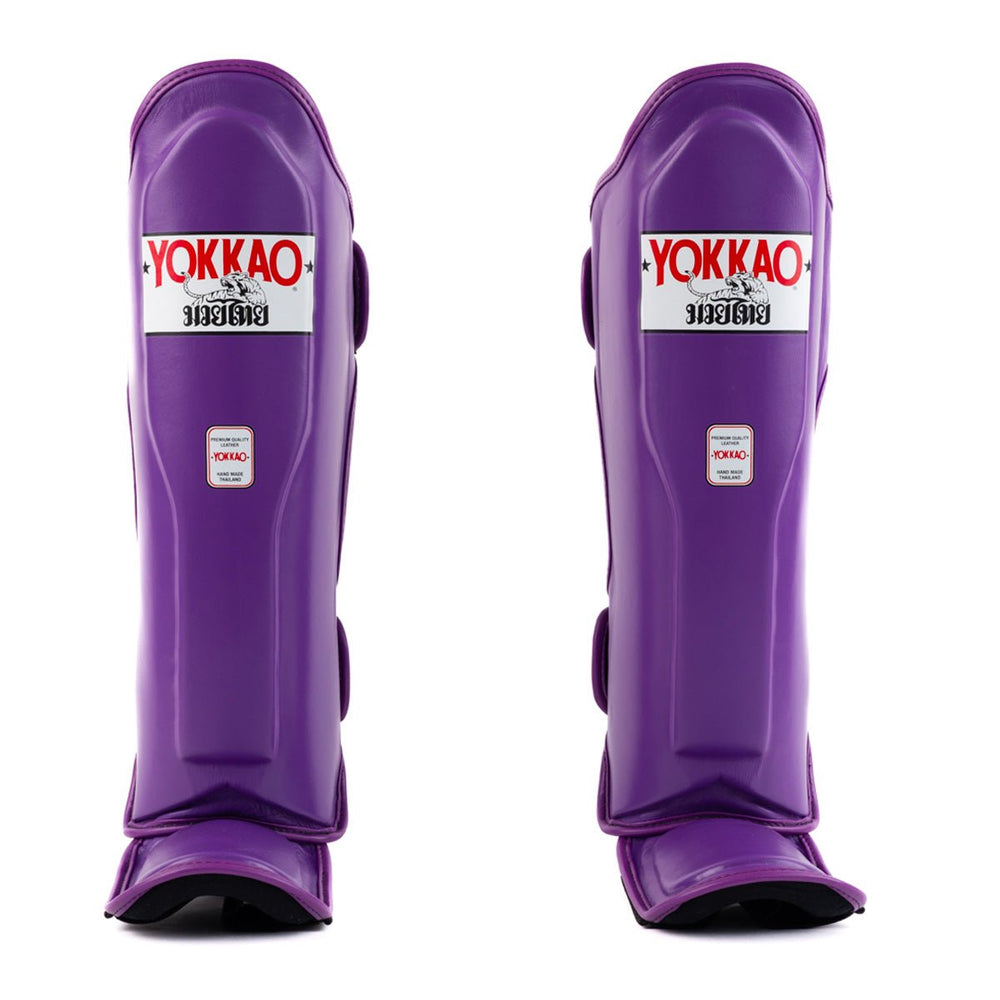 Grapes Purple Watercolor Print Pattern Muay Thai Shin Guards