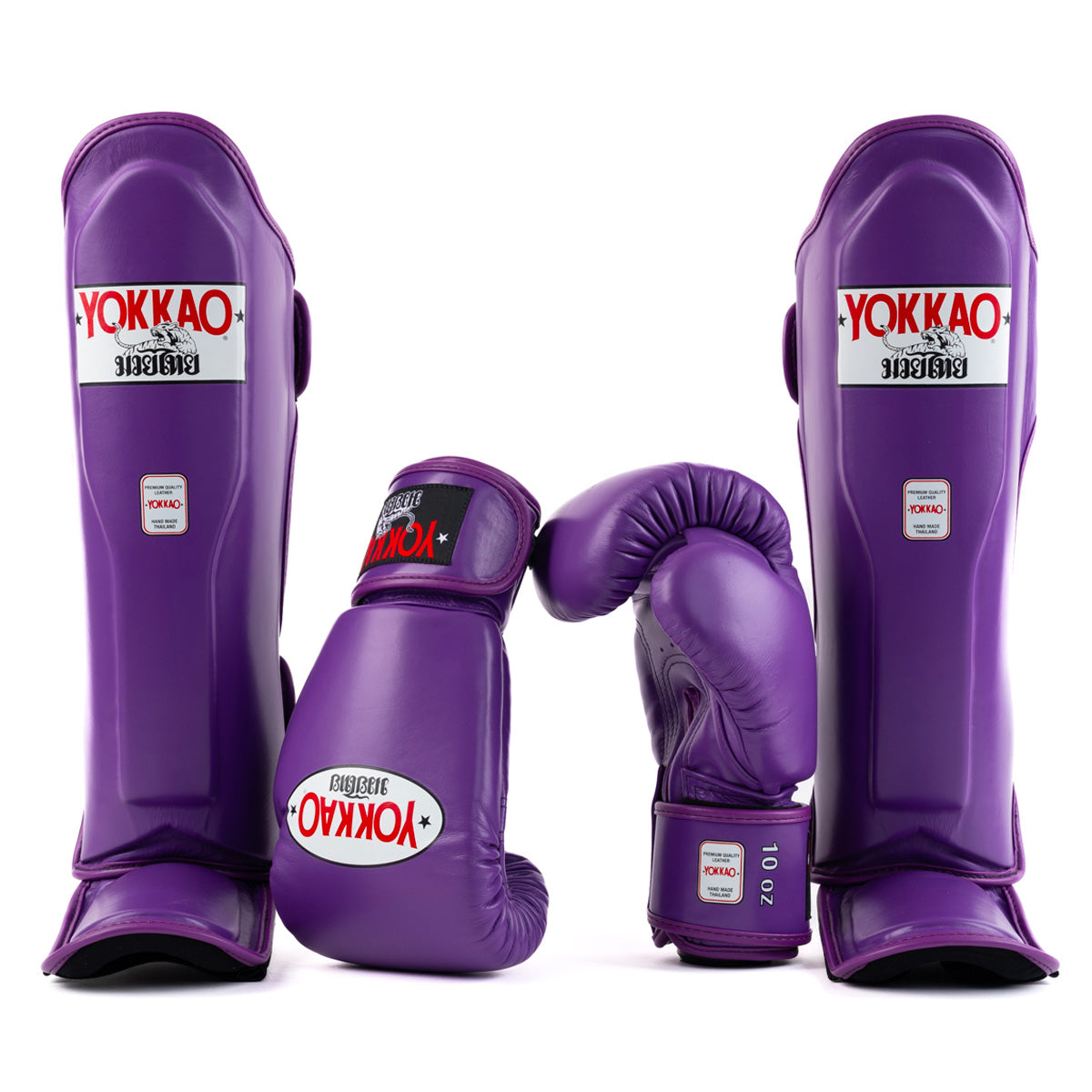 Matrix Flash Purple Shin Guards | YOKKAO USA