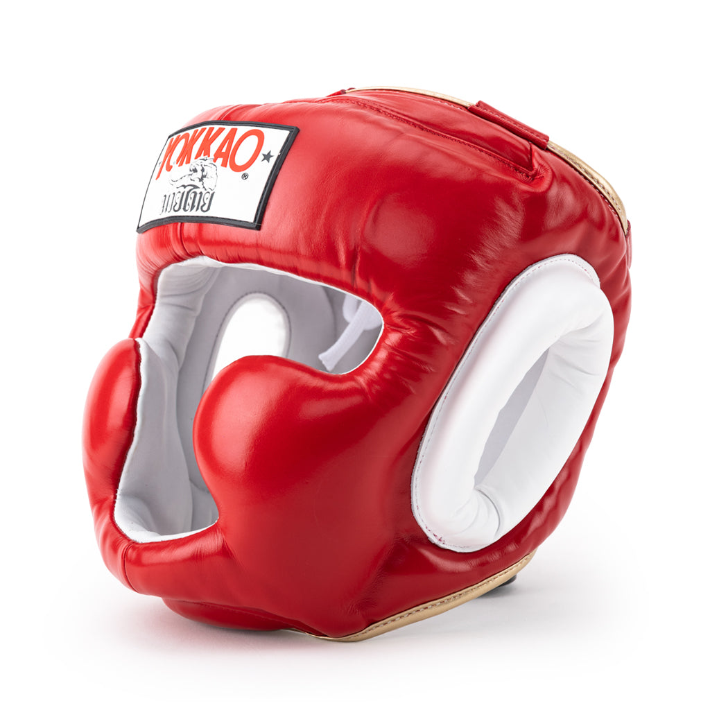Muay Thai Head Guard with Cheek and Chin Protection