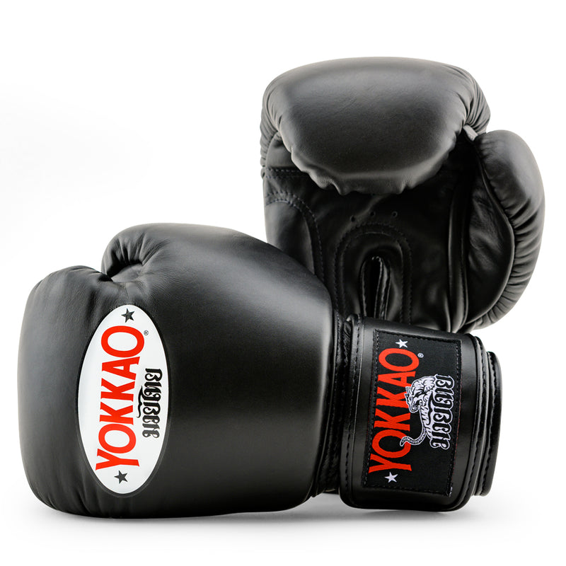 Muay Thai Gloves | YOKKAO Matrix Black Boxing Gloves