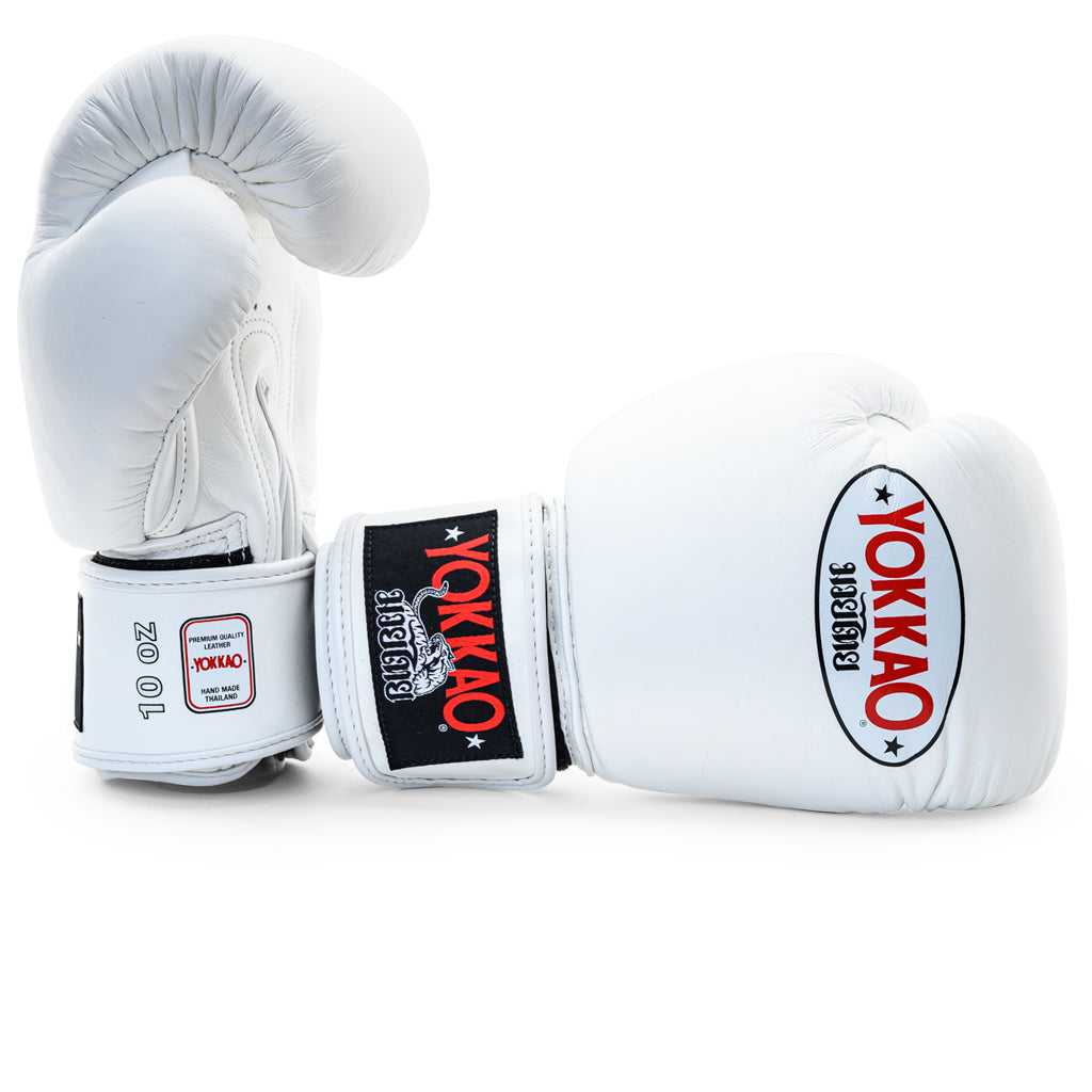 Muay Thai Gloves | YOKKAO Matrix White Boxing Gloves