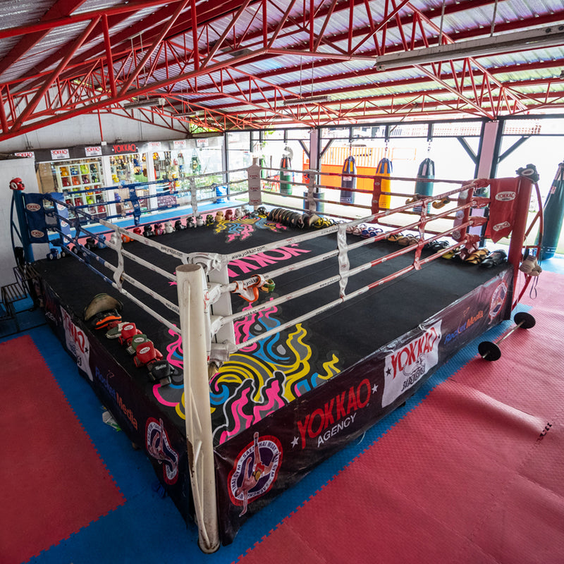 Boxing ring cover, made from durable canvas, ideal for MMA